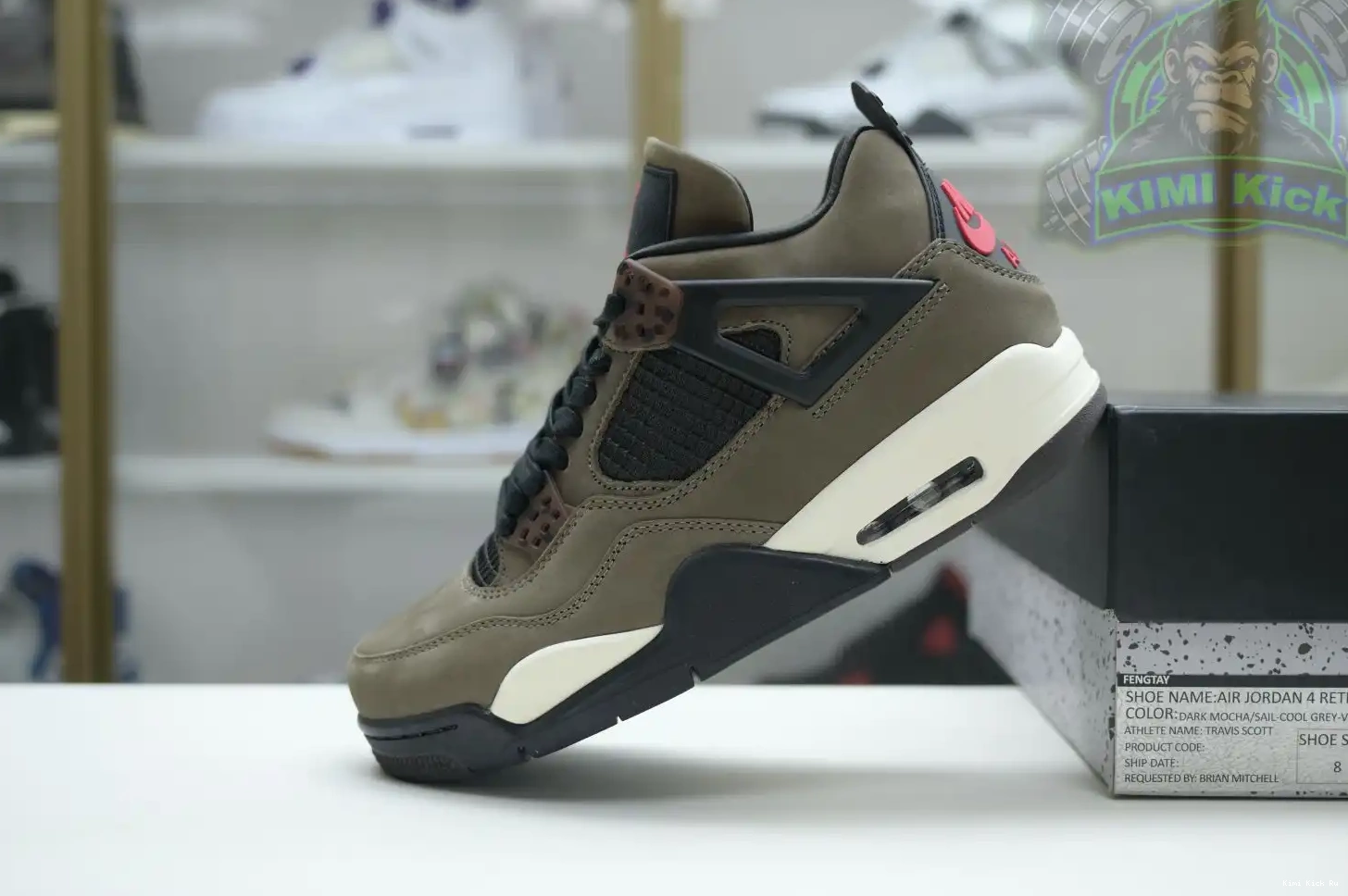 RETRO JORDAN 4 AIR COLOR Kimikick 0821